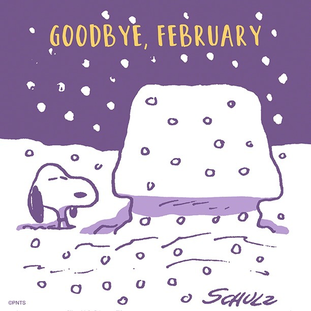 Goodbye February